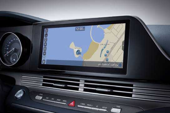 Azera 12.3″ LCD touchscreen navigation